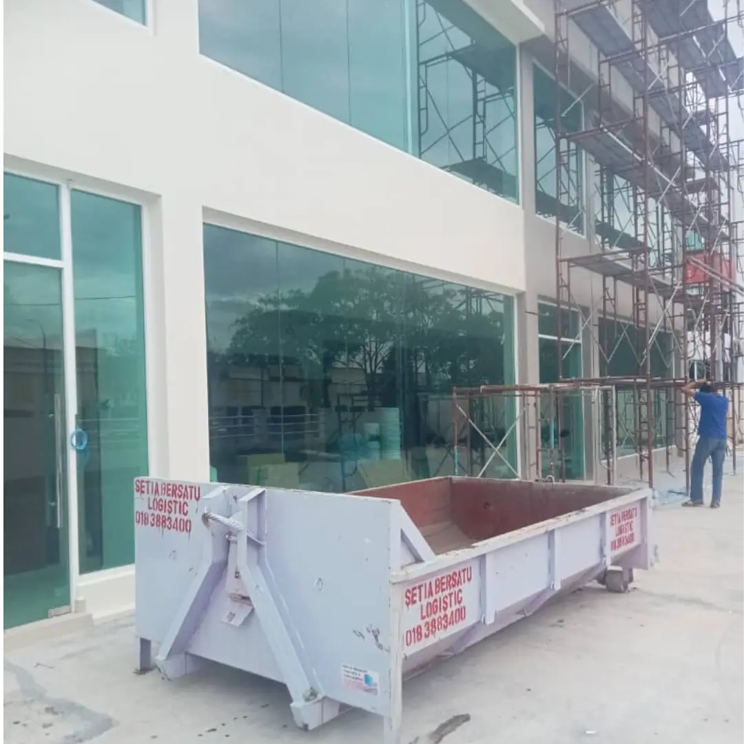 renovation waste roro bin in Senawang for home improvement debris and construction waste