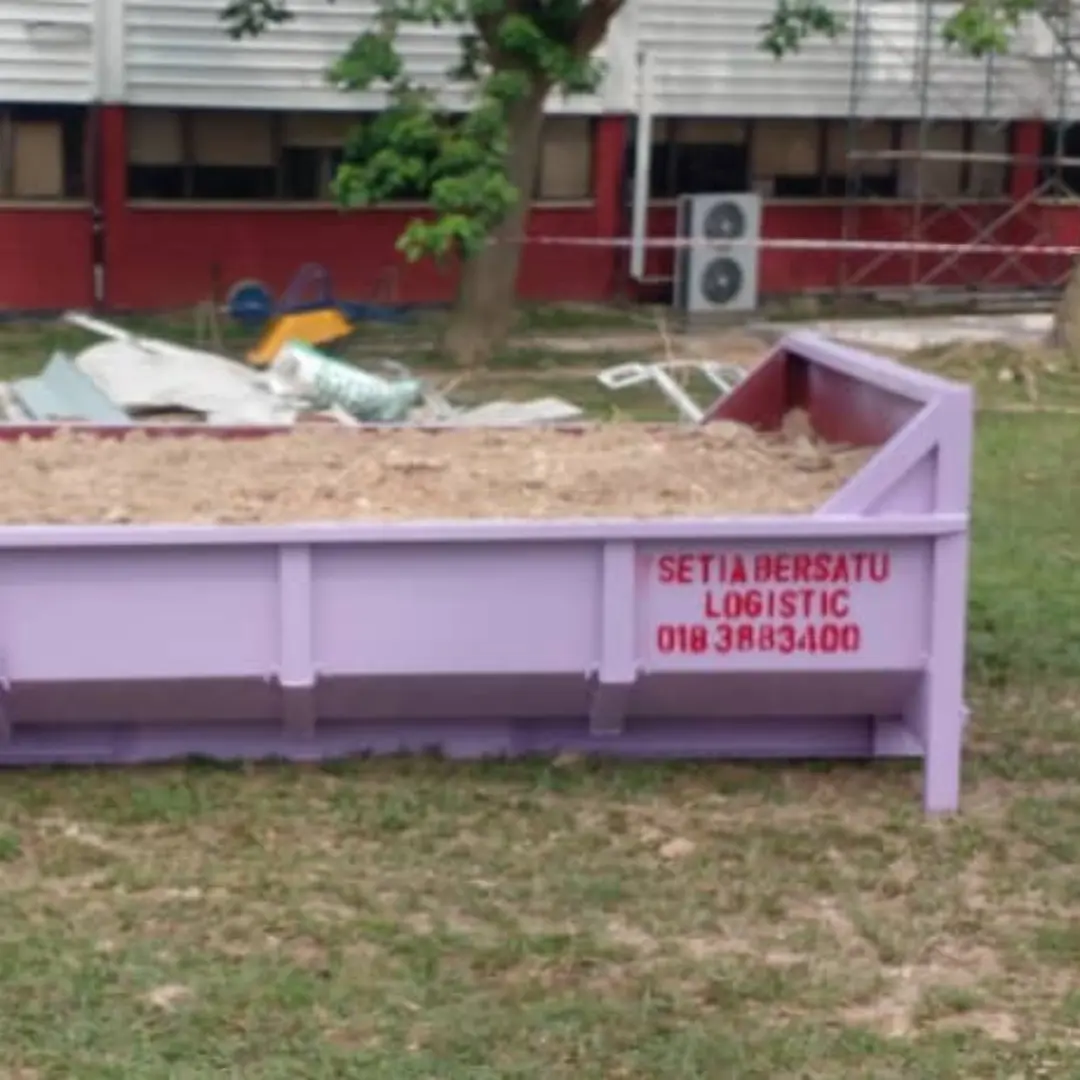 roro bin rental service in Nilai Malaysia for renovation waste and household cleanup